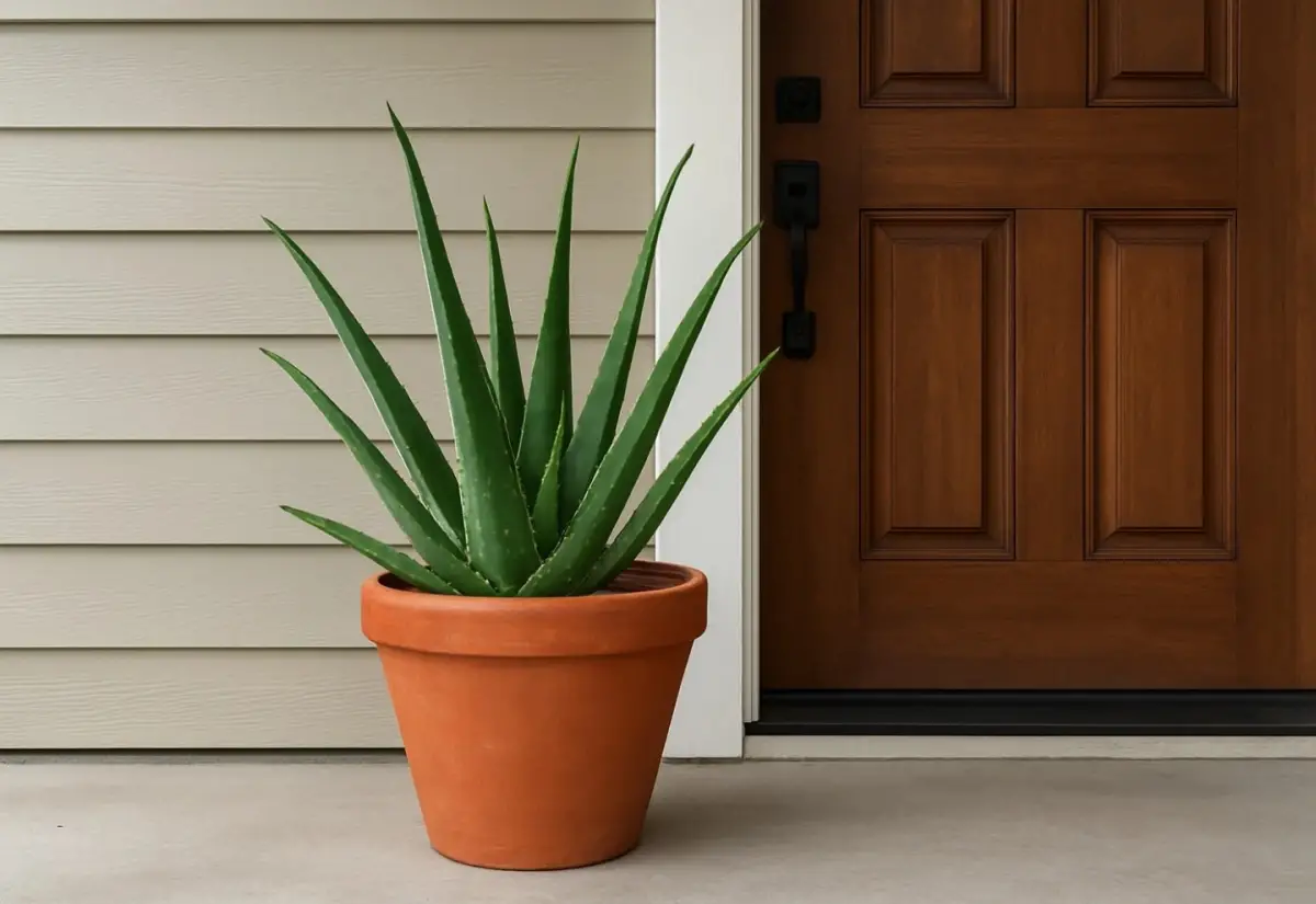 Por qué recomiendan poner una planta de aloe vera en la entrada de la casa y qué beneficios aporta