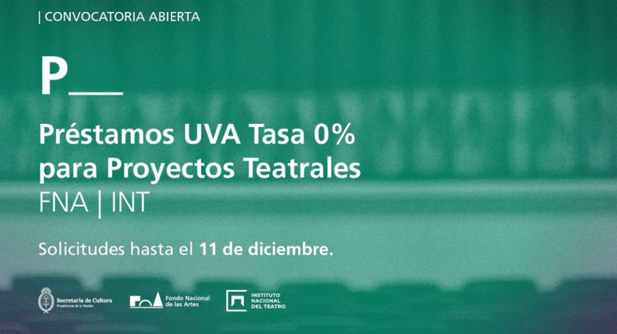 CONVOCATORIA. Los préstamos permiten financiar montajes, publicaciones, formación y mejoras.