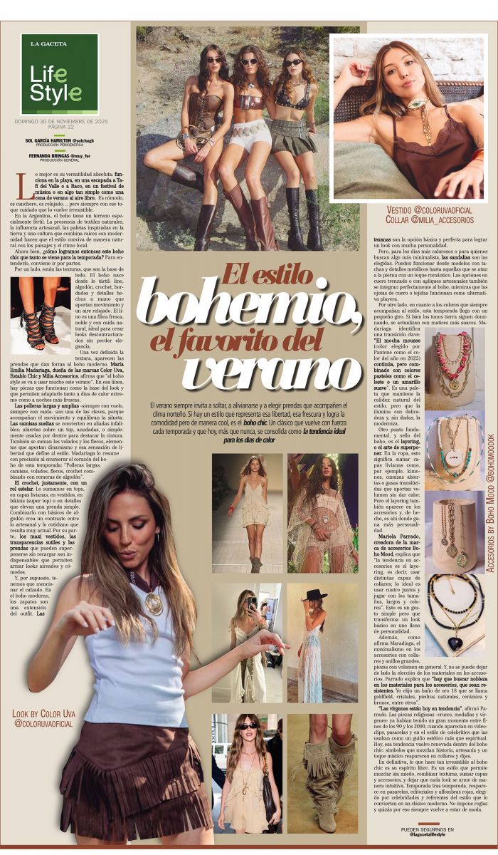 El estilo bohemio, el favorito del verano