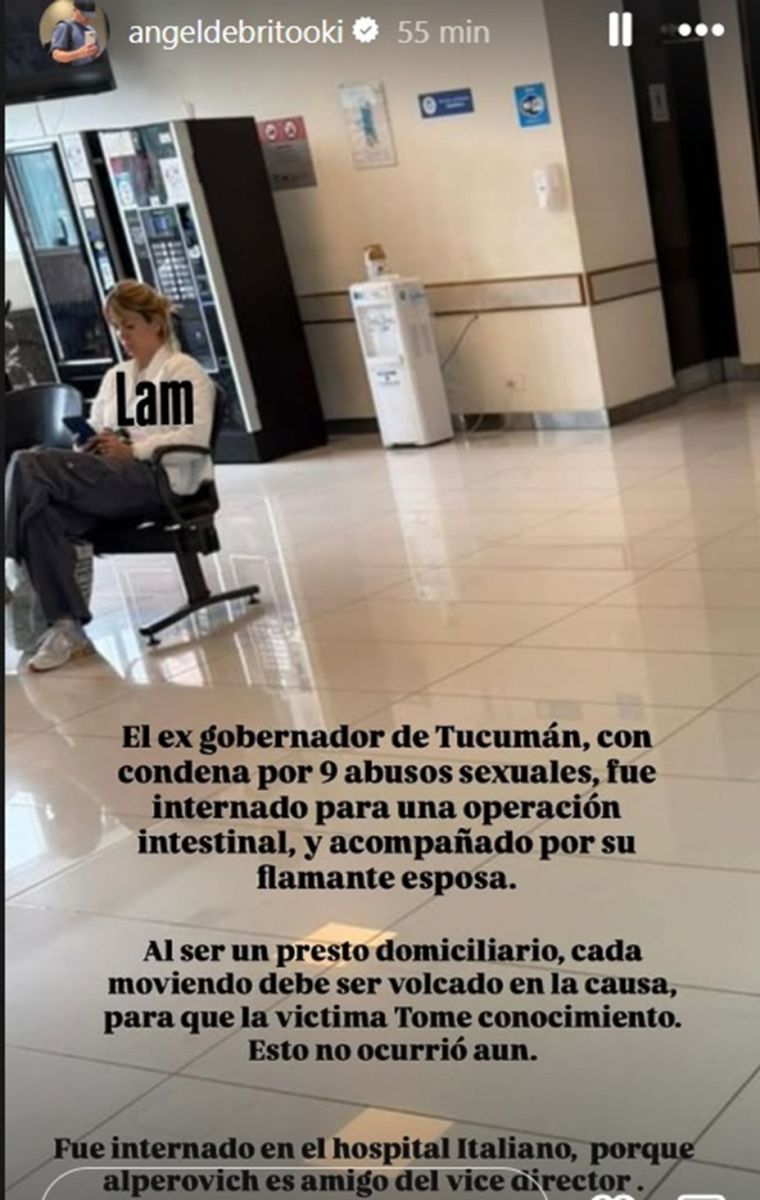 José Alperovich fue internado de urgencia tras su casamiento con Marianela Mirra