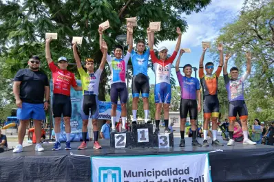 Ciclismo en Banda del Río Salí: Olarte ganó la elite en una prueba vibrante