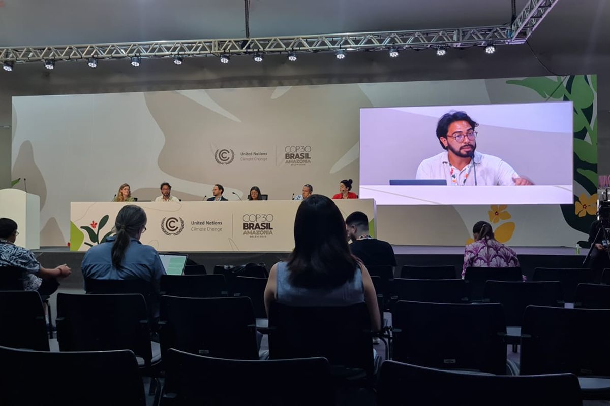 PANELES. Salas sin intérpretes y discusiones únicamente en inglés fueron uno de los problemas que marcaron esta edición de la COP. / CORTESÍA AGUSTINA TARCAYA