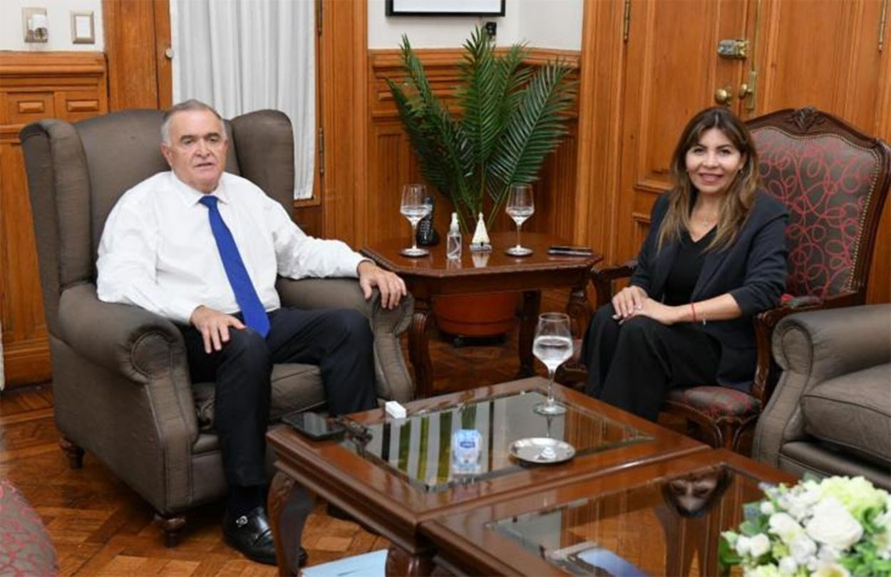 Jaldo se reunió con Sandra Mendoza.