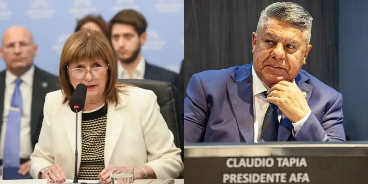 NO SE GUARDÓ NADA. Bullrich habló sobre el manejo de Claudio Tapia en la AFA.