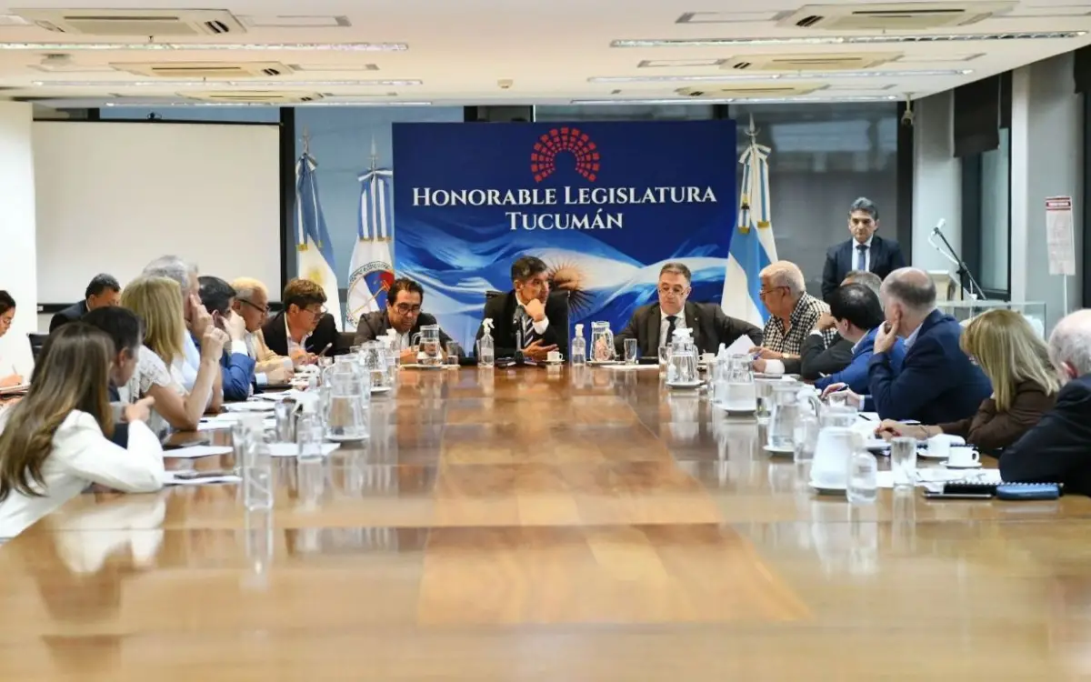 LABOR PARLAMENTARIA. Acevedo explicó que este jueves se debatirá el Presupuesto 2026 y que el 18 se sesionará por las reformas políticas. 