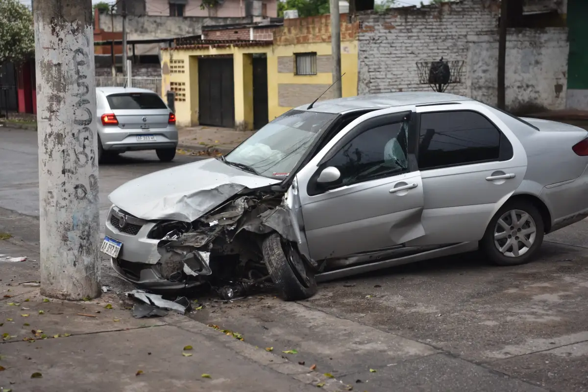 Choque en Santiago del Estero al 2.500 dejó dos heridos leves