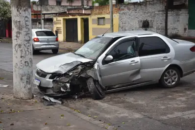 Choque en Santiago del Estero al 2.500 dejó dos heridos leves