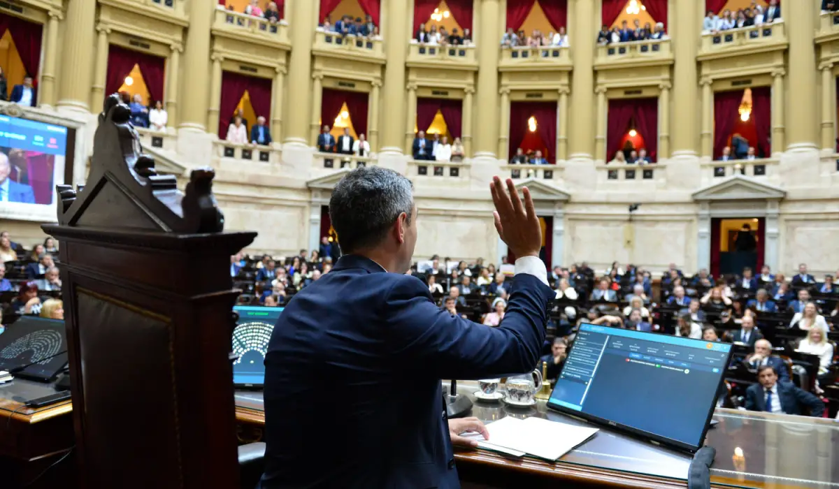 Martín Menem fue reelecto como presidente de la Cámara de Diputados.