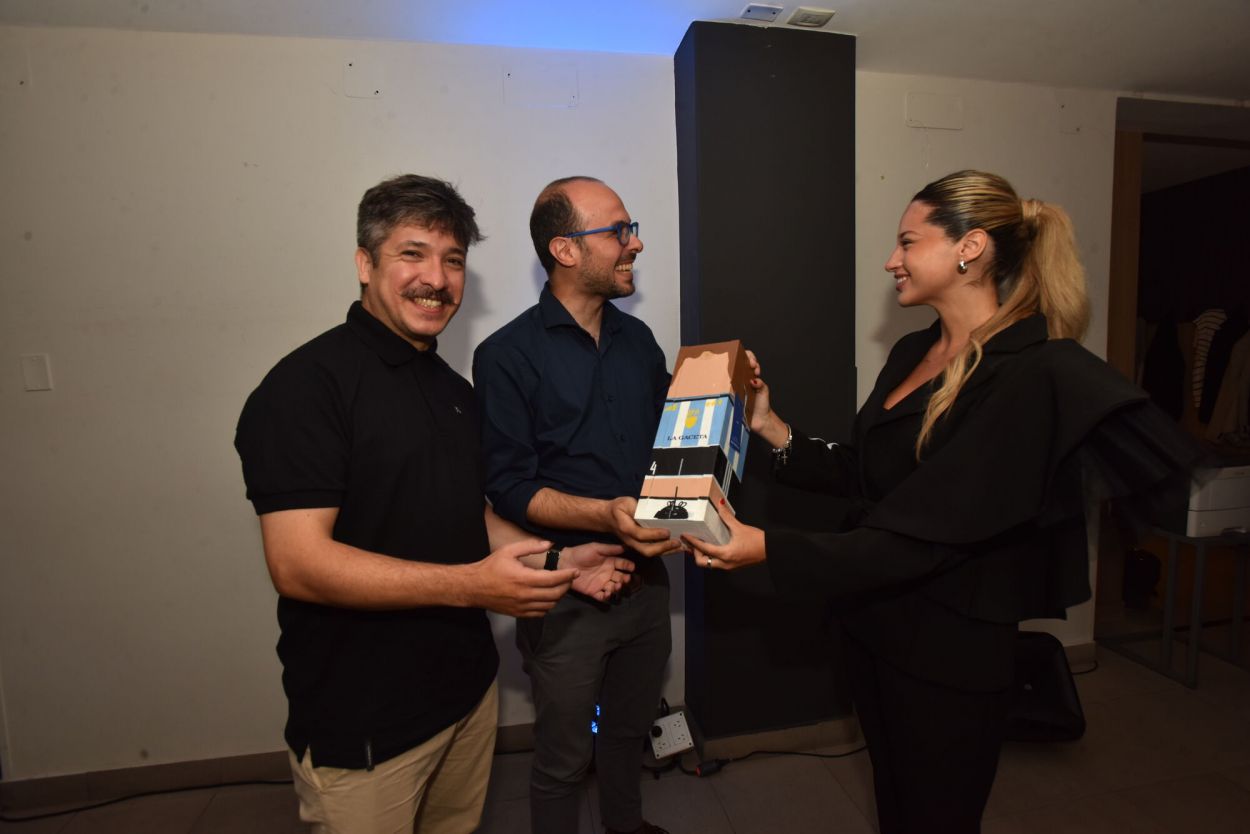 Referentes de la Empresa de Distribución Eléctrica de Tucumán (EDET) en la redacción de LA GACETA.