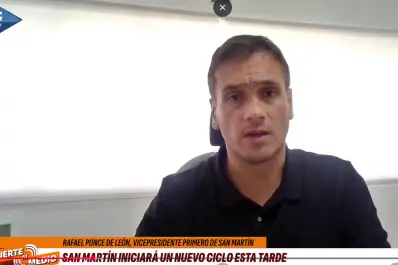 Rafael Ponce de León, el nuevo vice de San Martín: “No tenemos tiempo que perder; hoy empezamos a decidir”