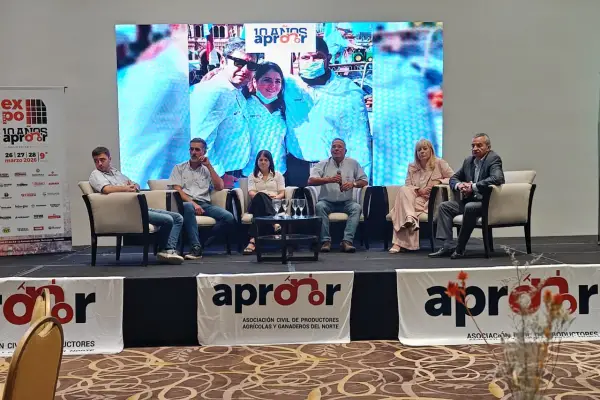 Entre expectativas por la siembra de granos y las lluvias, Apronor presentó la Expo 2026