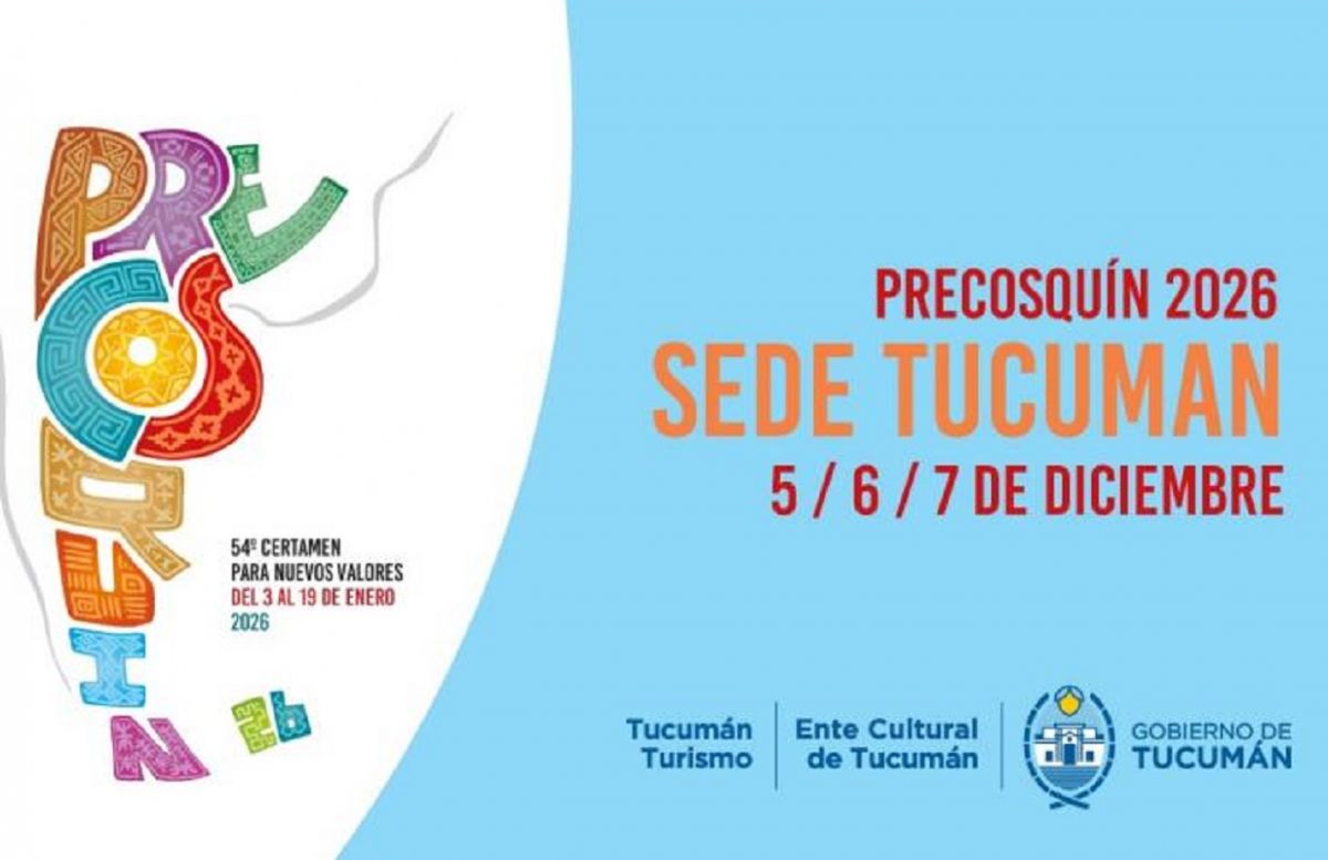 Se conocieron los artistas tucumanos seleccionados para el Pre Cosquín 2025–2026