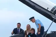 En Córdoba, Milei presentó a los aviones F-16 como los ángeles protectores del espacio aéreo argentino