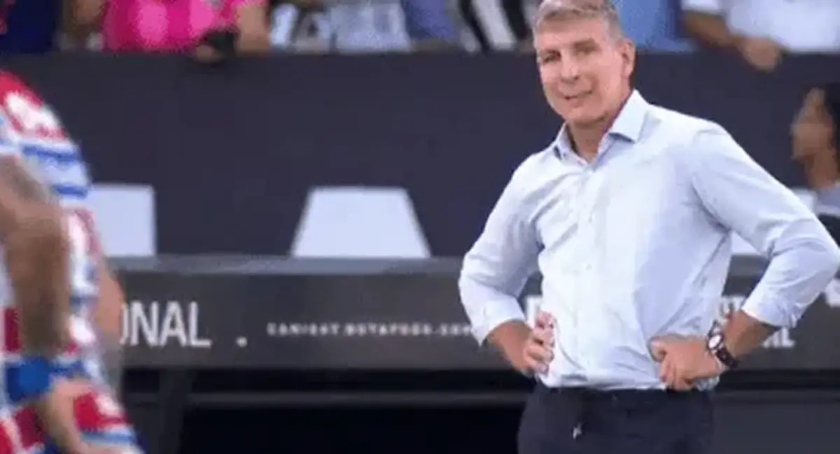 REMÓ HASTA EL FINAL, PERO MURIÓ A LA ORILLA. Martín Palermo no pudo salvar a Fortaleza del descenso.