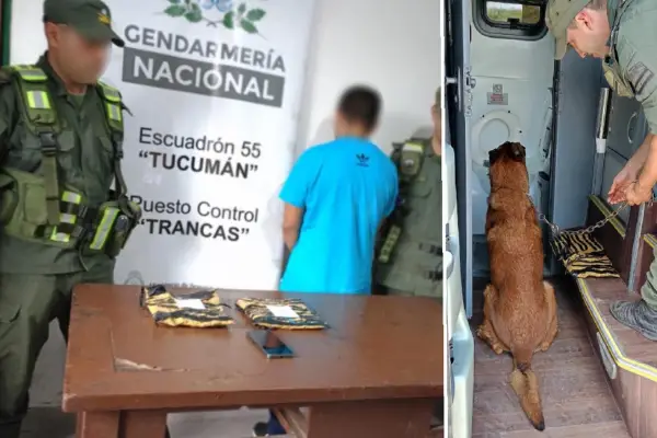 Narcotráfico en Tucumán: ocultó cocaína en el baño de un colectivo y fue detenido
