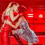 Lali Espósito y Natalia Oreiro cantaron juntas: el fogozo beso que encendió al público