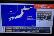 Un sismo de 7,5 frente a Honshu activó una alerta de tsunami en el noreste de Japón