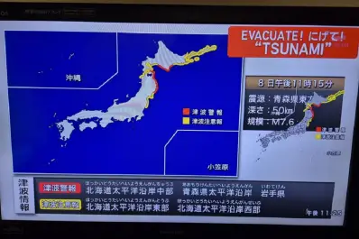 Un sismo de 7,5 frente a Honshu activó una alerta de tsunami en el noreste de Japón
