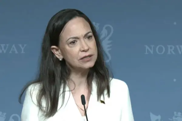 Entrega del Premio Nobel de la Paz: María Corina Machado reapareció después de un año en la clandestinidad