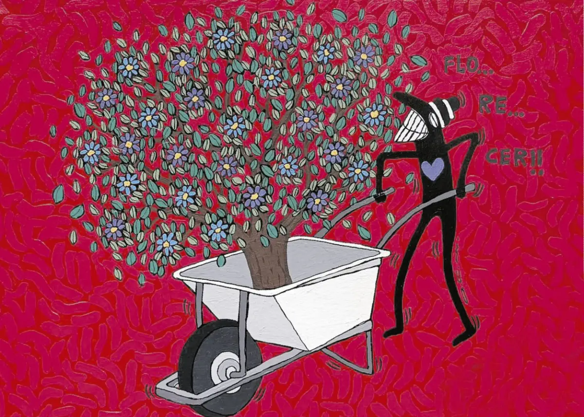 “FLORECER”. La postal de fin de año creada por el artista, invita a pensar el crecimiento personal a partir de una imagen cargada de sentido y emoción.