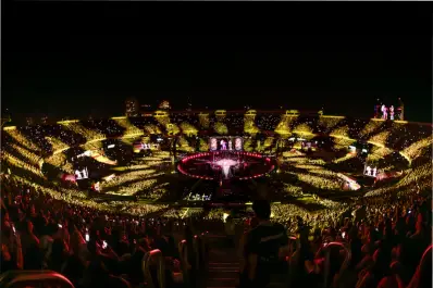 María Becerra rompió récords en River Plate con su show 360