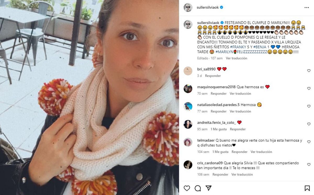 Así está hoy Marilyn, la hija de Silvia Süller: