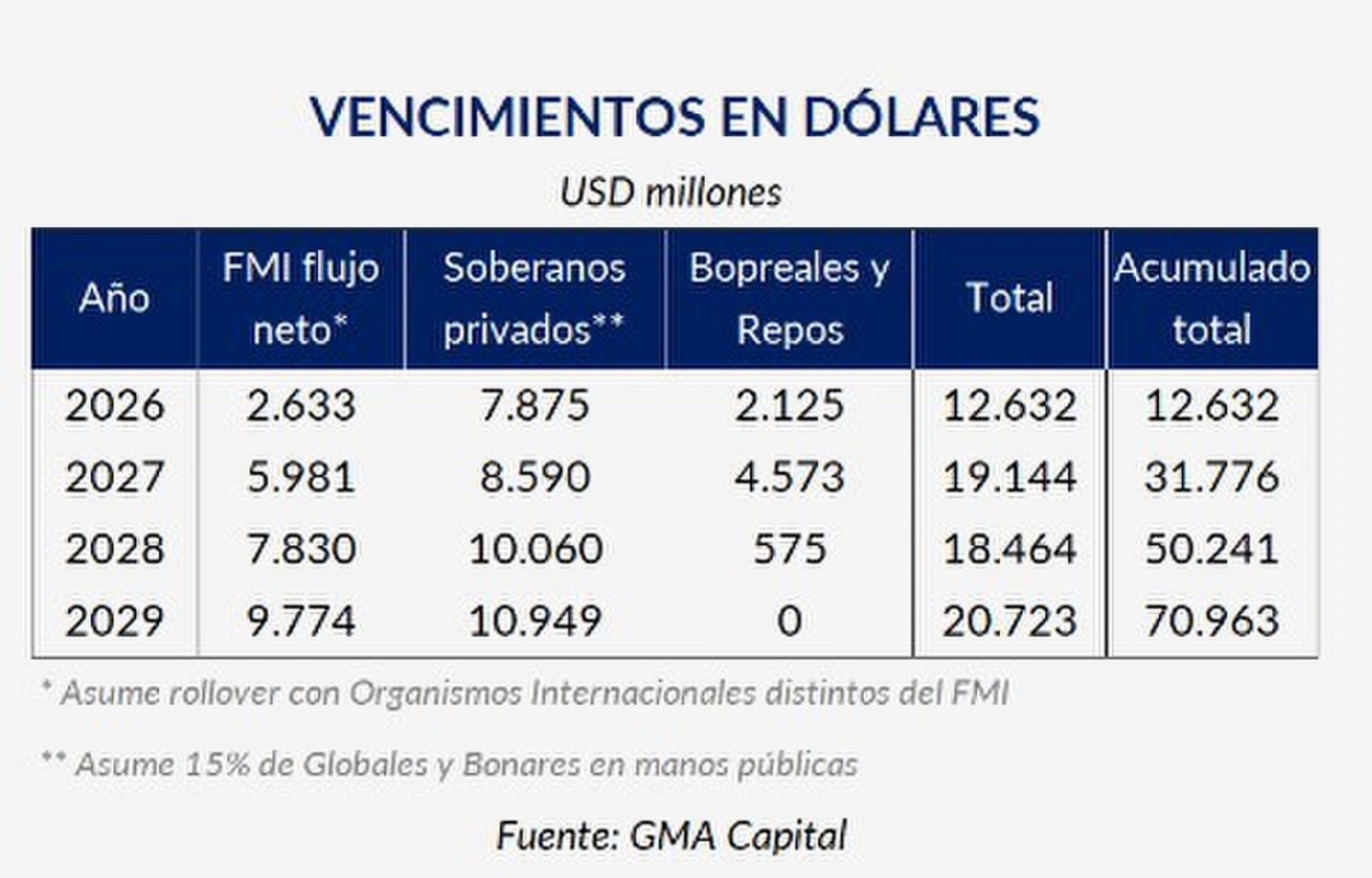 La hoja de ruta del Gobierno nacional es captar más dólares para atender vencimientos