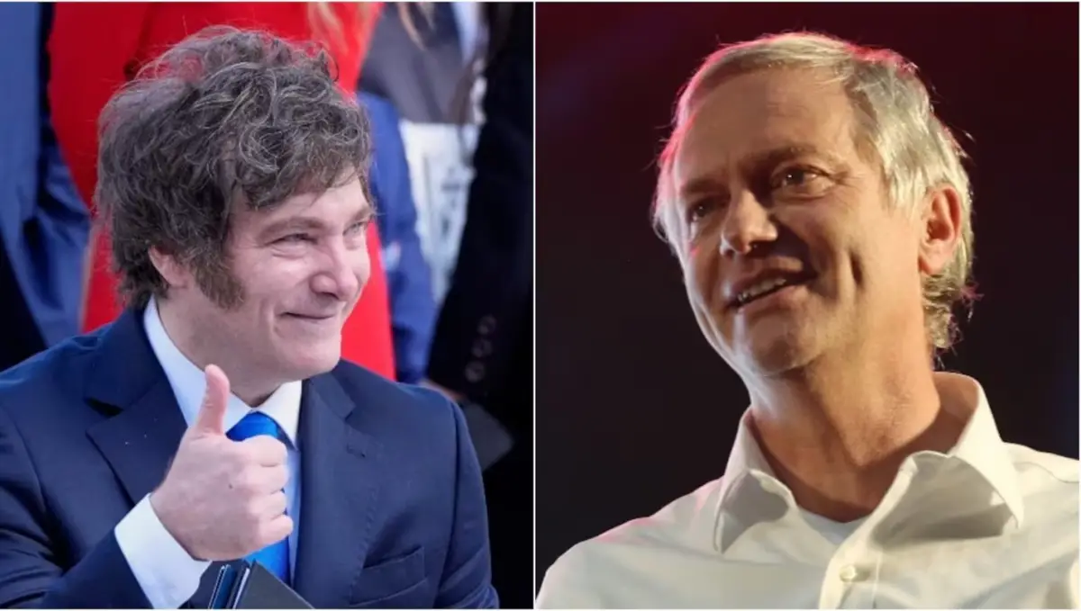 Javier Milei y el presidente electo de Chile, José Antonio Kast.