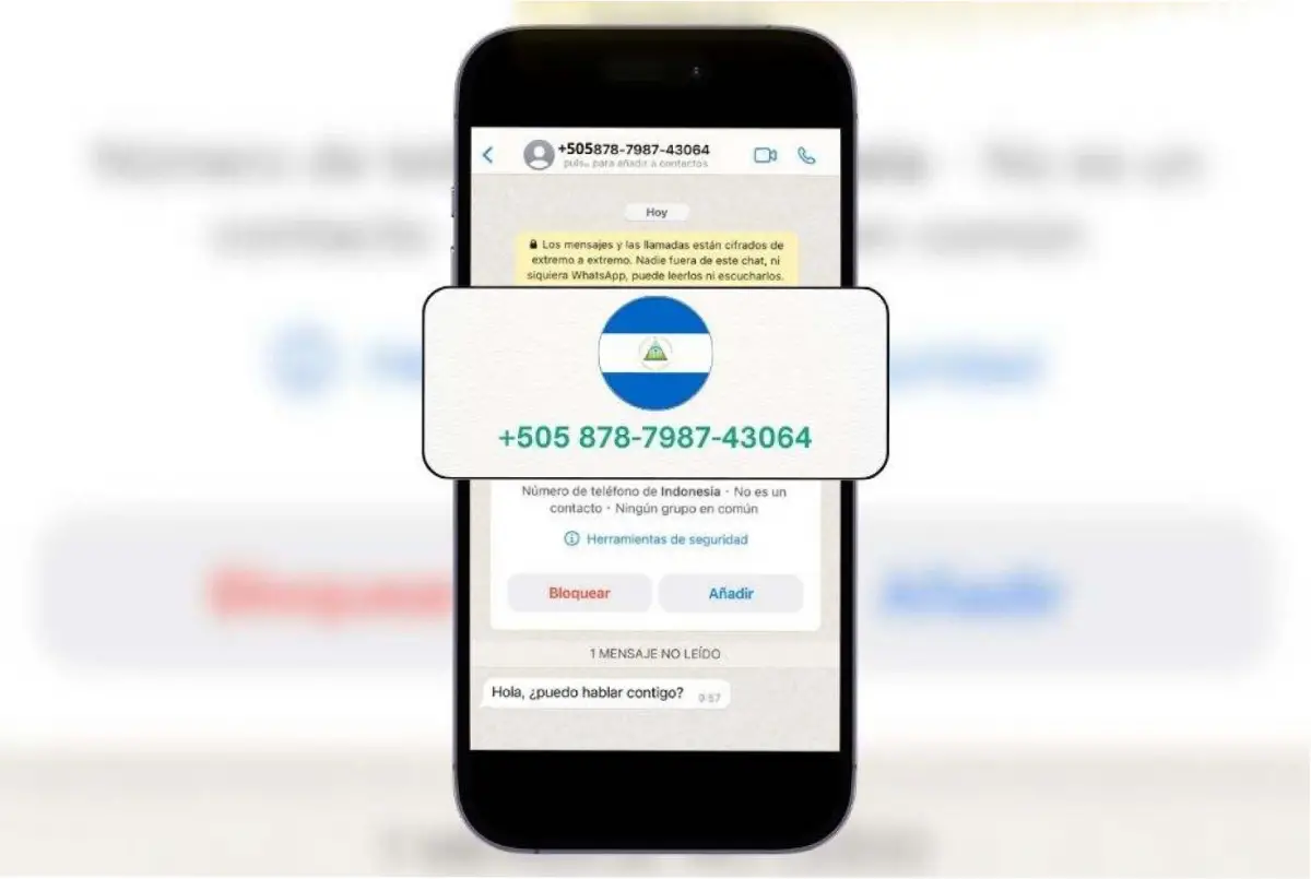 Este es el número que estuvo alertando a los usuarios. 