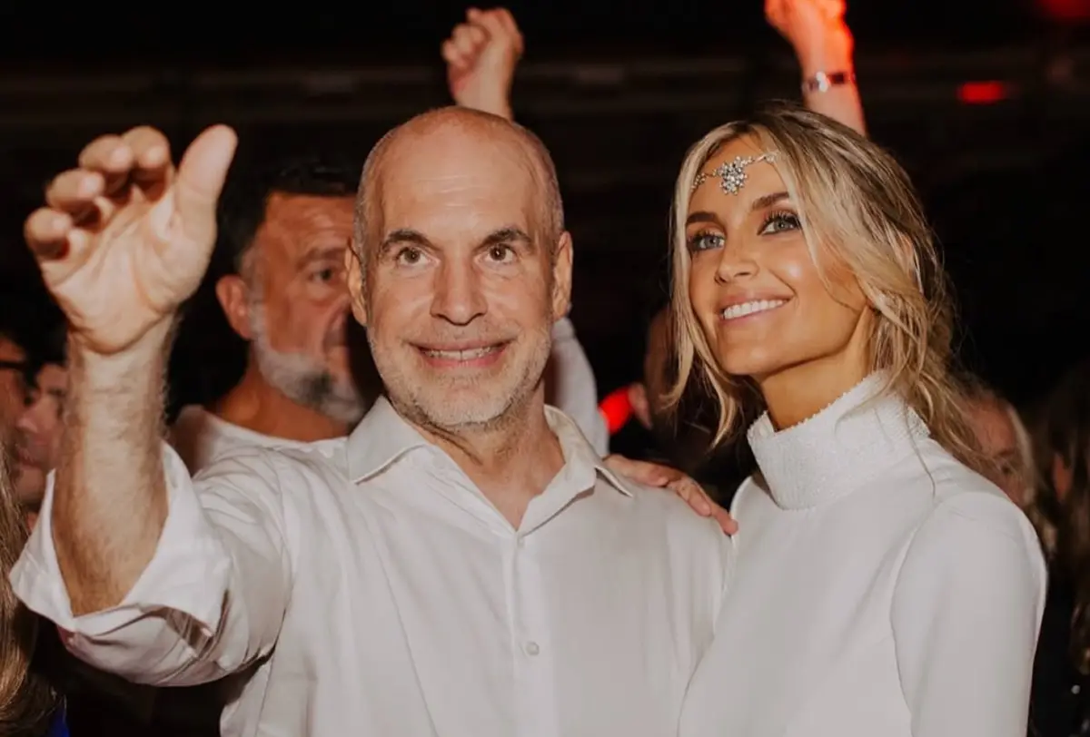 Rodríguez Larreta y Milagros Maylin se casaron en noviembre del año pasado.