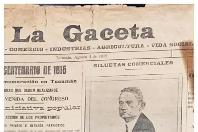 Recuerdos fotográficos: 1912. La primera imagen que publicó La Gaceta