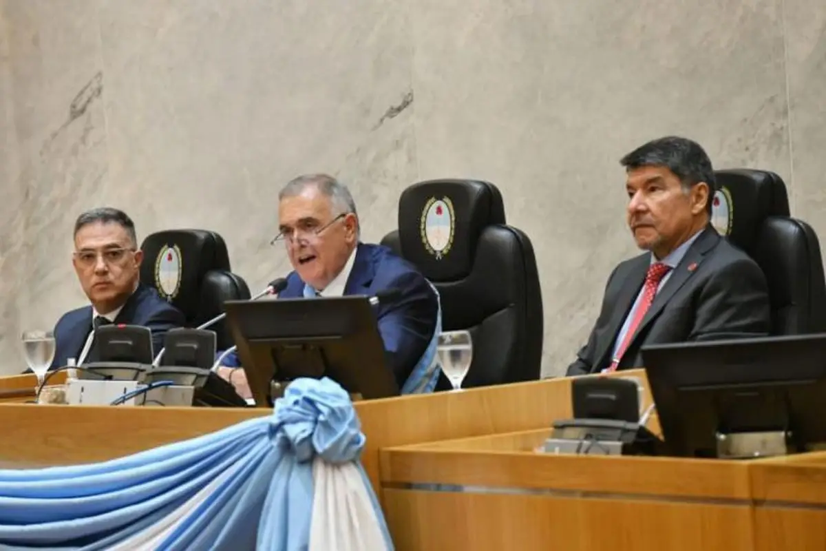 SIN CAMBIOS. En la apertura de sesiones ordinarias de 2025 el gobernador instó a hacer reformas electorales.