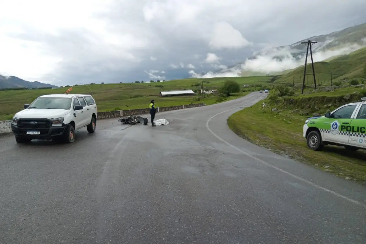 Accidente en la ruta 307.