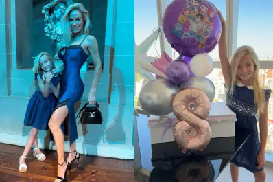 Así fue el festejo de Matilda, la hija de Luciana Salazar, que cumplió ocho años