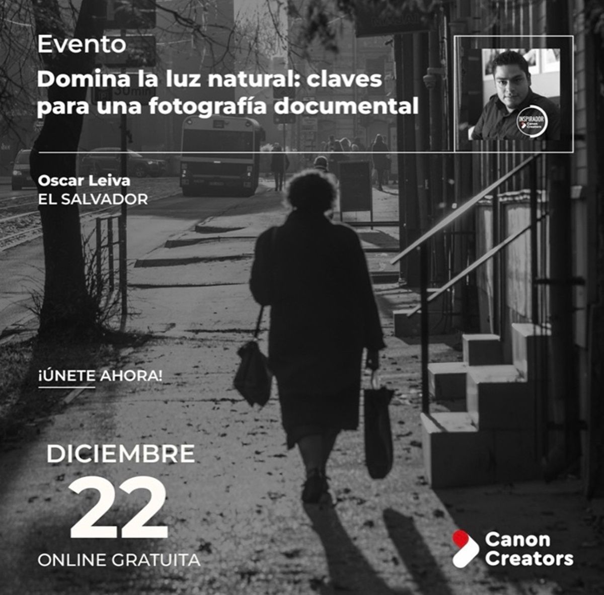CAPACITACIÓN. Canon dictará un curso virtual y gratuito sobre luz natural aplicada a la fotografía documental.