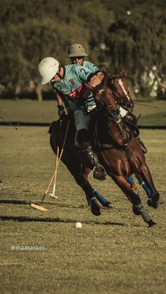 CON LA BOCHA DOMINADA. Segundo Pasquini fue uno de los integrantes de Tucumán Polo LD.