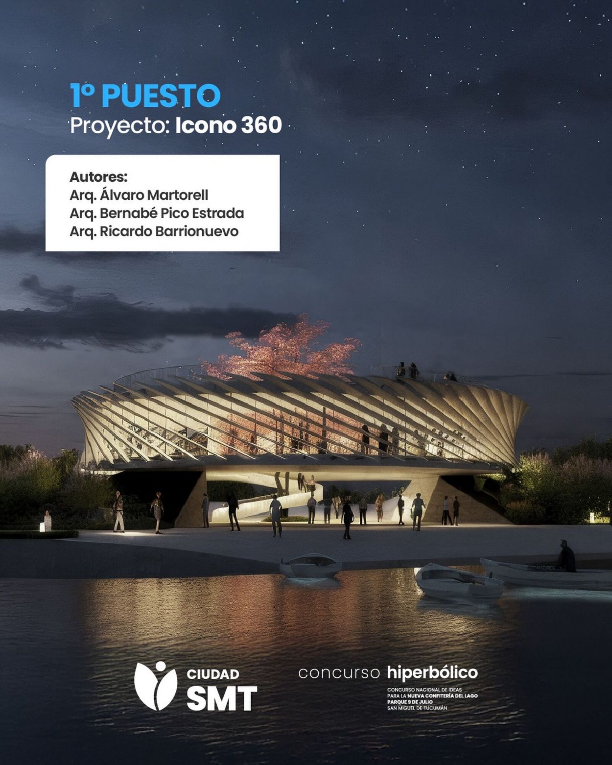 PRIMER PUESTO. “Ícono 360”, de Álvaro Martorell, Bernabé Pico Estrada y Ricardo Barrionuevo, obtuvo el primer lugar en el concurso nacional.