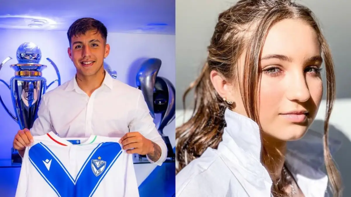 LA NUEVA PAREJA. El joven futbolista de Vélez Sarsfield se hizo notar en el mundo del espectáculo al confirmar su romance con Indiana Cubero.