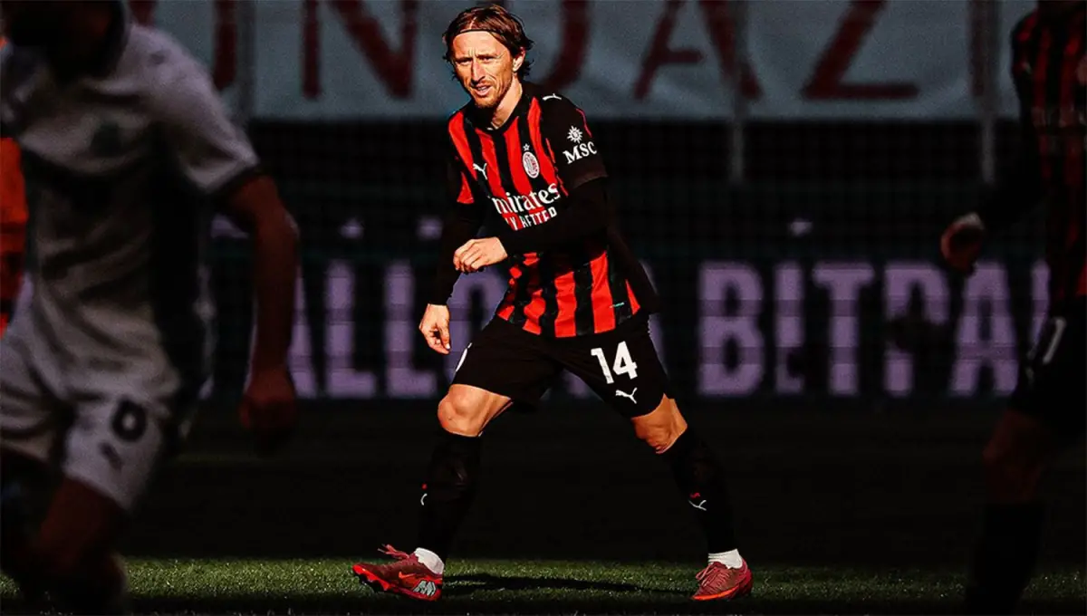 CONDUCCIÓN. Luka Modric es uno de los emblemas de un Milan que busca recuperar el brillo perdido en la última década.