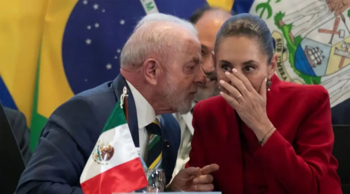 ALIADOS. “Estoy a disposición para contribuir a una solución pacífica en nuestro continente”, dijo Lula, una postura que Sheinbaum apoyó.