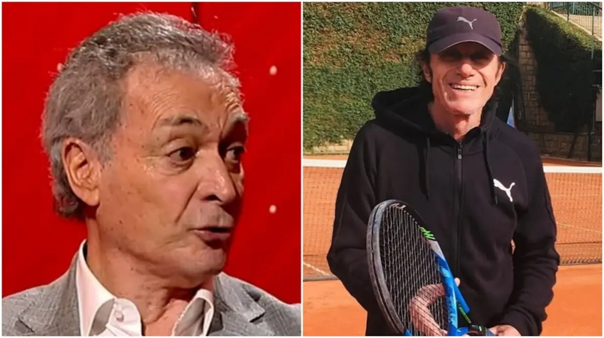 EMOCIONADO. Clerc recordó a Vilas y su pasado como tenistas.