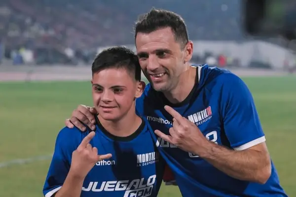 La emotiva historia detrás del gol de Santino, el hijo de Montillo, en la despedida del mediocampista