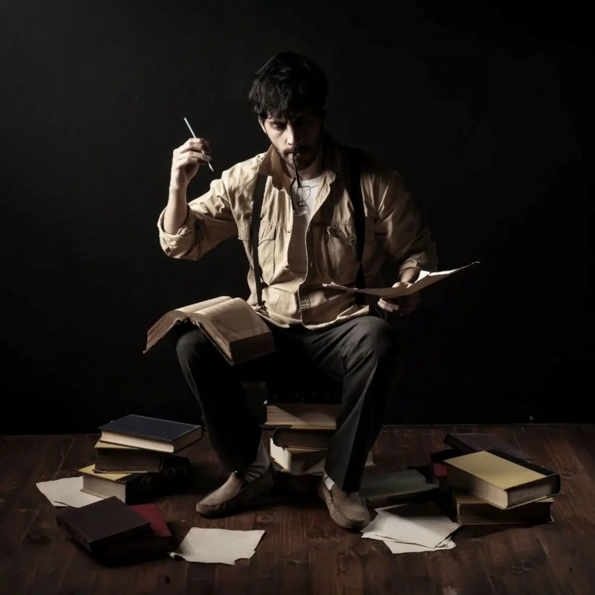 UN MODO DE EVADIR LA REALIDAD. “Pedro entre páginas” se centra en un bibliotecario refugiado entre libros.