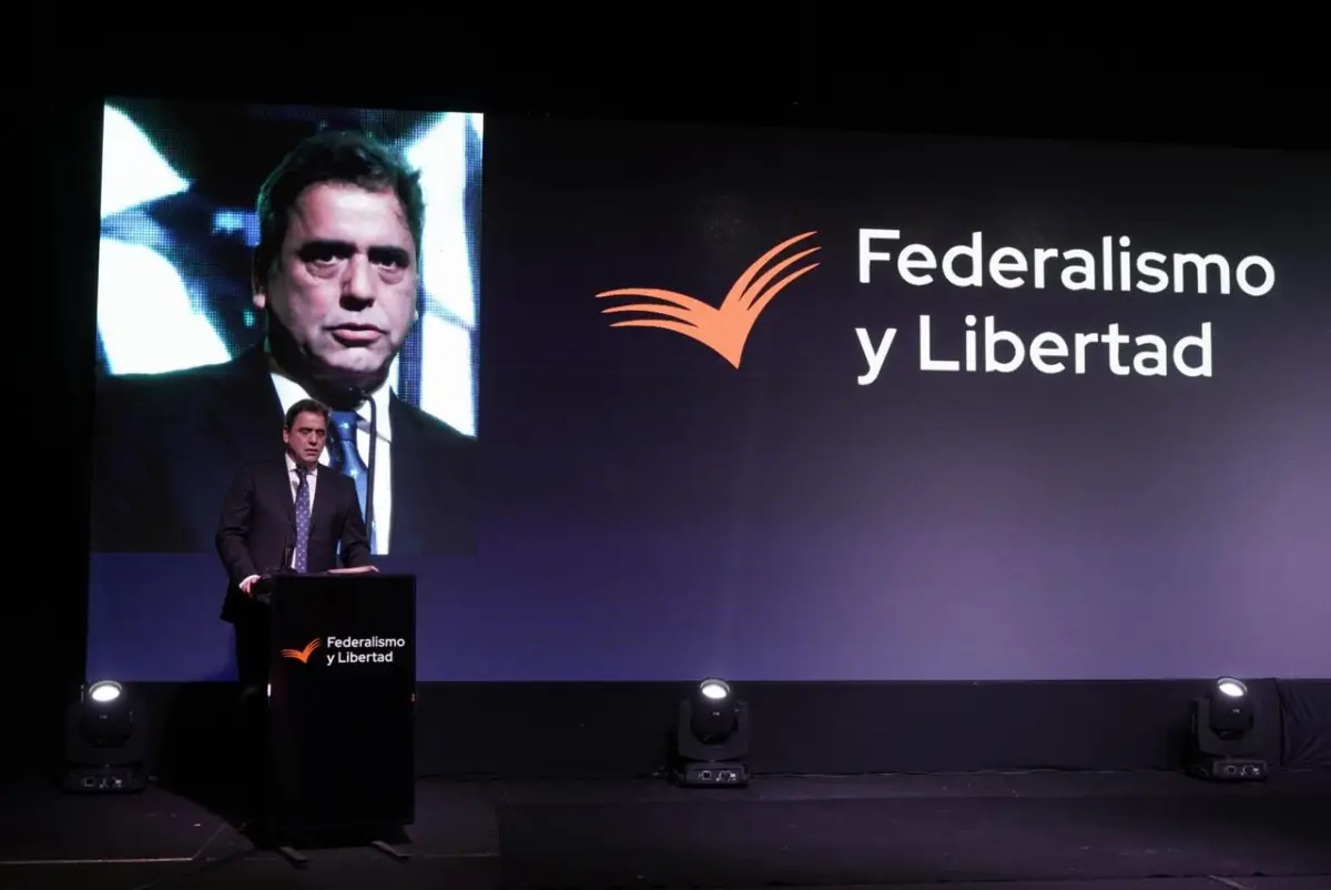 LISANDRO CATALÁN. Fue orador en la cena anual de la Fundación Federalismo y Libertad.