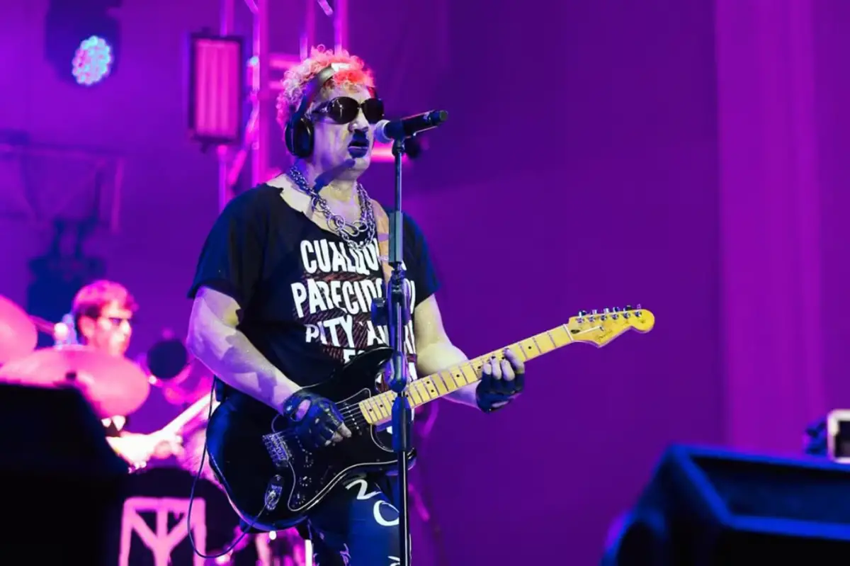 Pity Álvarez se presentó el sábado en el estadio Kempes de Córdoba