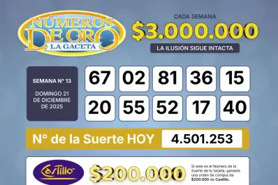 Los Números de Oro de LA GACETA