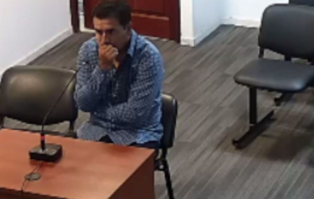 ACUSADO. José  Osvaldo Rojas, durante la audiencia de ayer.
