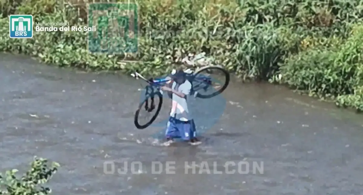 Las cámaras siguieron a un sospechoso con droga y terminó aprehendido en Banda del Río Salí