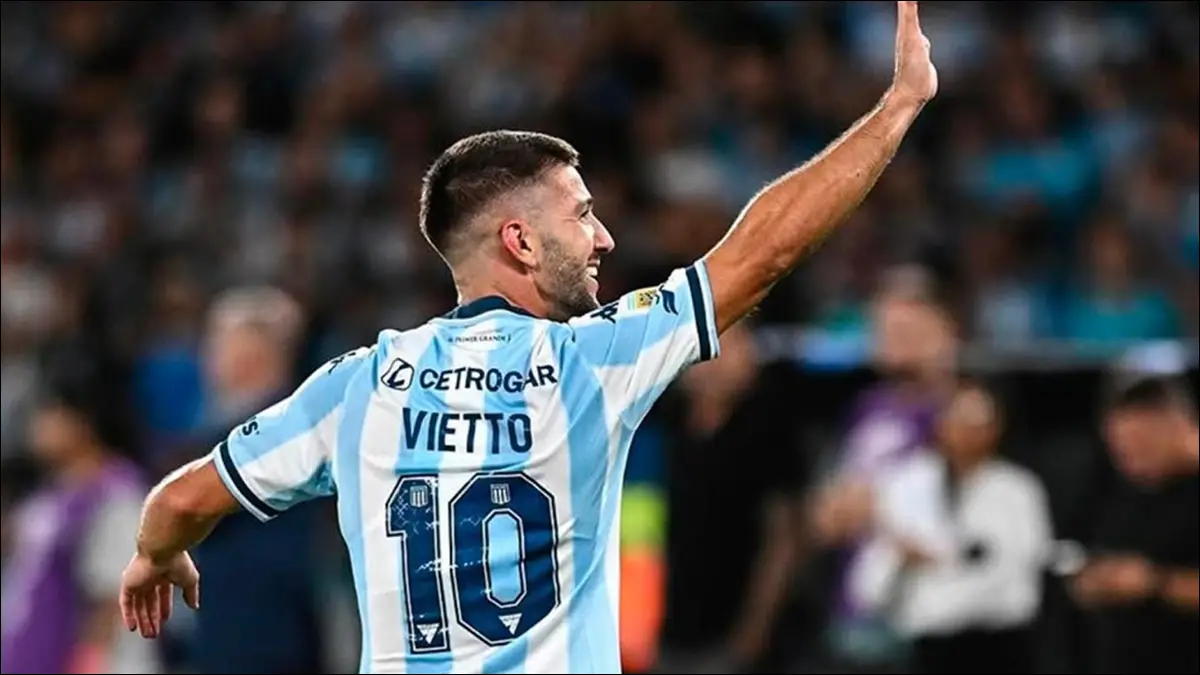 SALIDA. Luciano Vietto se va de Racing tras un año marcado por lesiones, pocos minutos y diferencias deportivas con el cuerpo técnico.