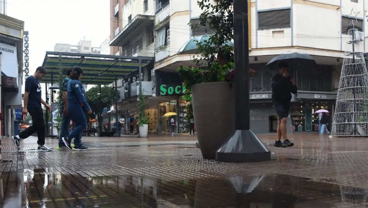 HÚMEDO. Se espera un comienzo de semana marcado por las lluvias. 